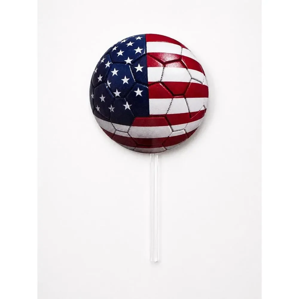 World Cup 2026 Soccer Cupcake Toppers: 48 Country Flags Party Decorations